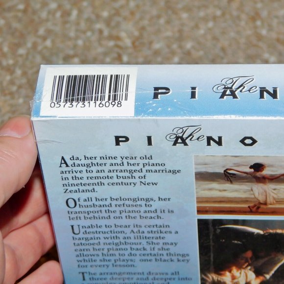 The Piano VHS 1993 Brand New Jane Campion Holly Hunter Canadian CFP Video - Picture 6 of 11